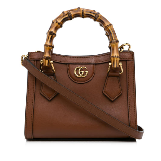 Gucci Small Bamboo Diana Satchel (SHG-JijldX)