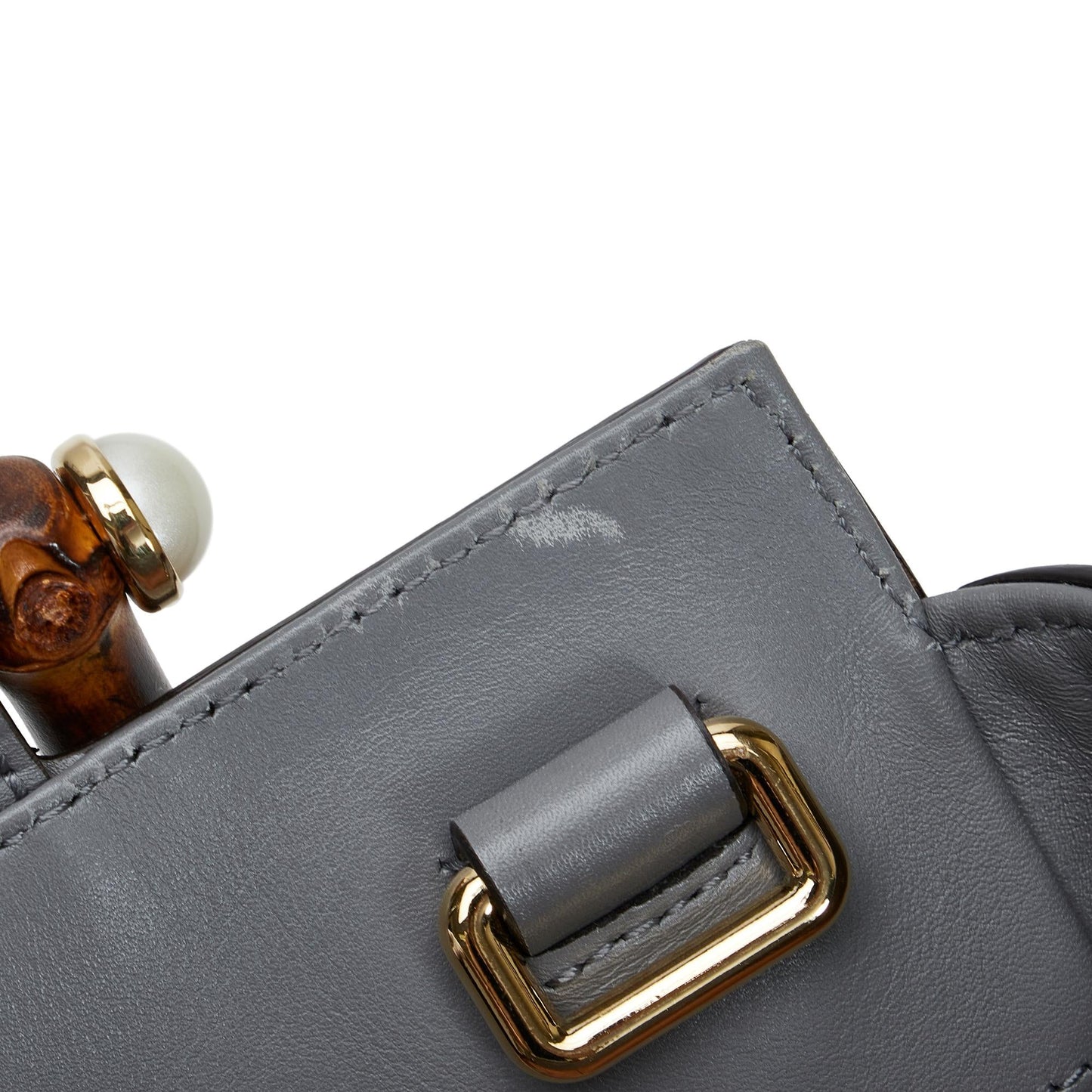 Gucci Small Bamboo Nymphaea Satchel (SHG-v3IHLK)