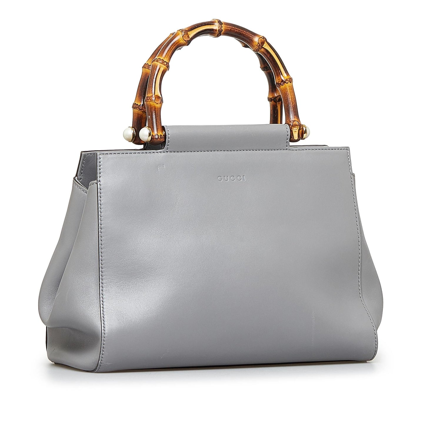 Gucci Small Bamboo Nymphaea Satchel (SHG-v3IHLK)