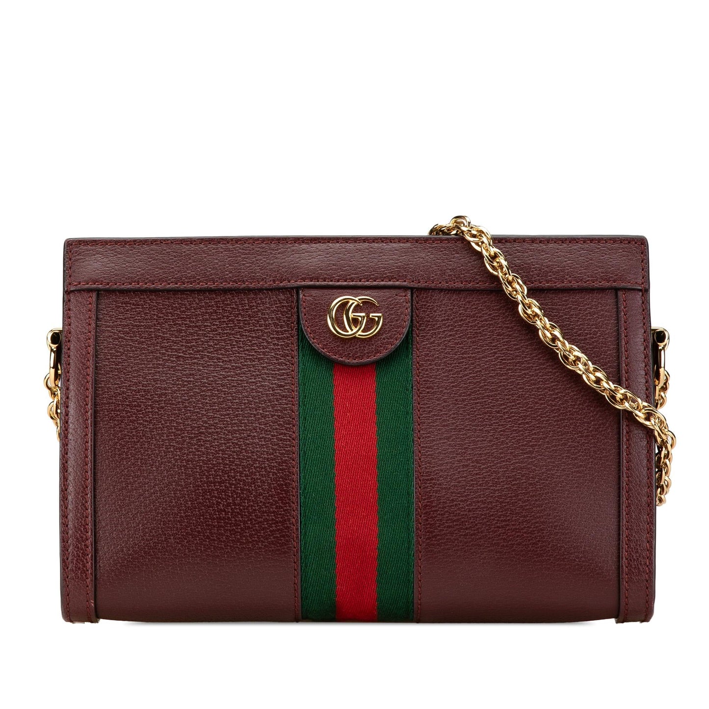 Gucci Small Calfskin Ophidia Chain Crossbody