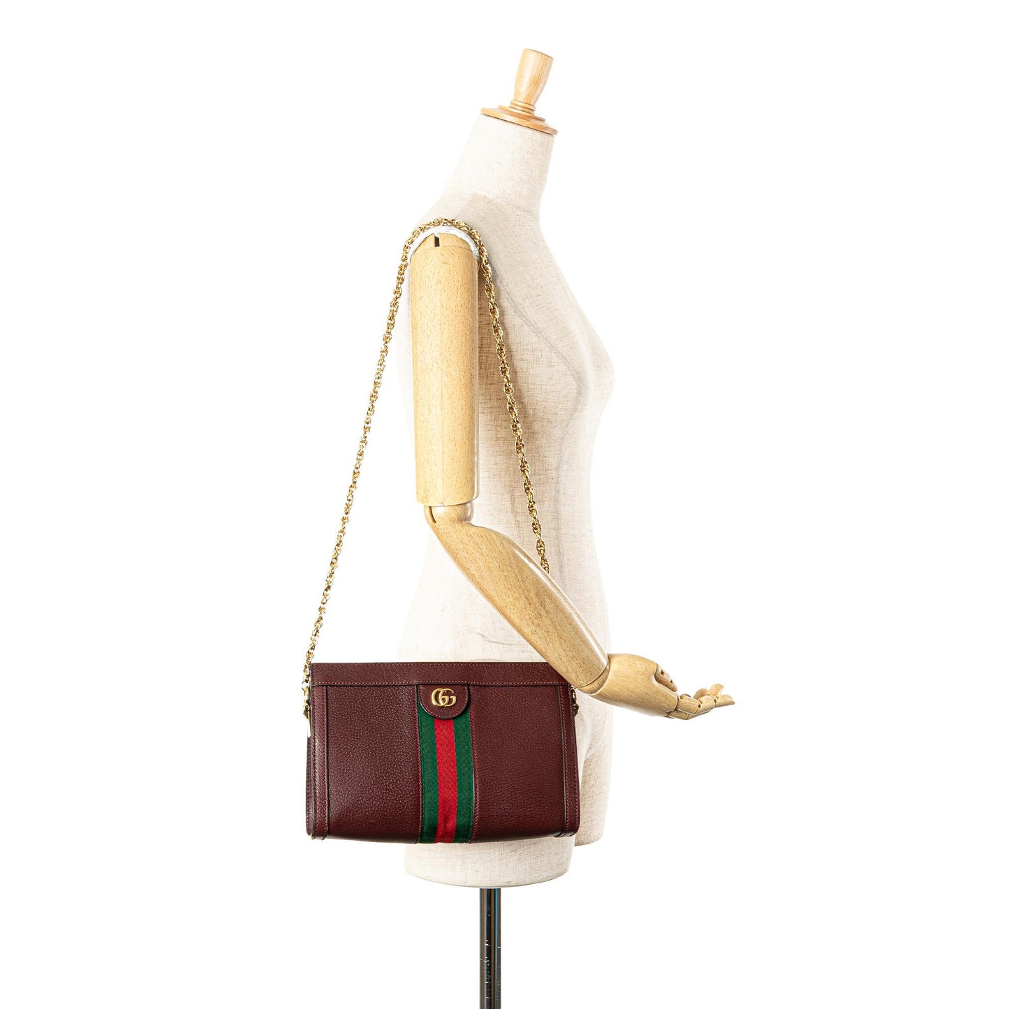 Gucci Small Calfskin Ophidia Chain Crossbody