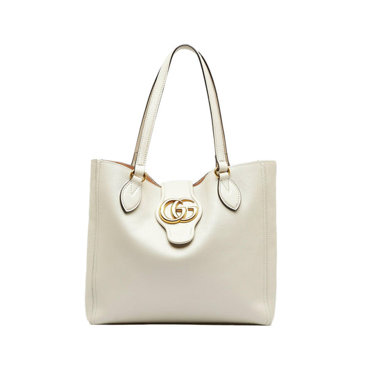 Gucci Small Dahlia Double G Tote (SHG-D8LzFo)
