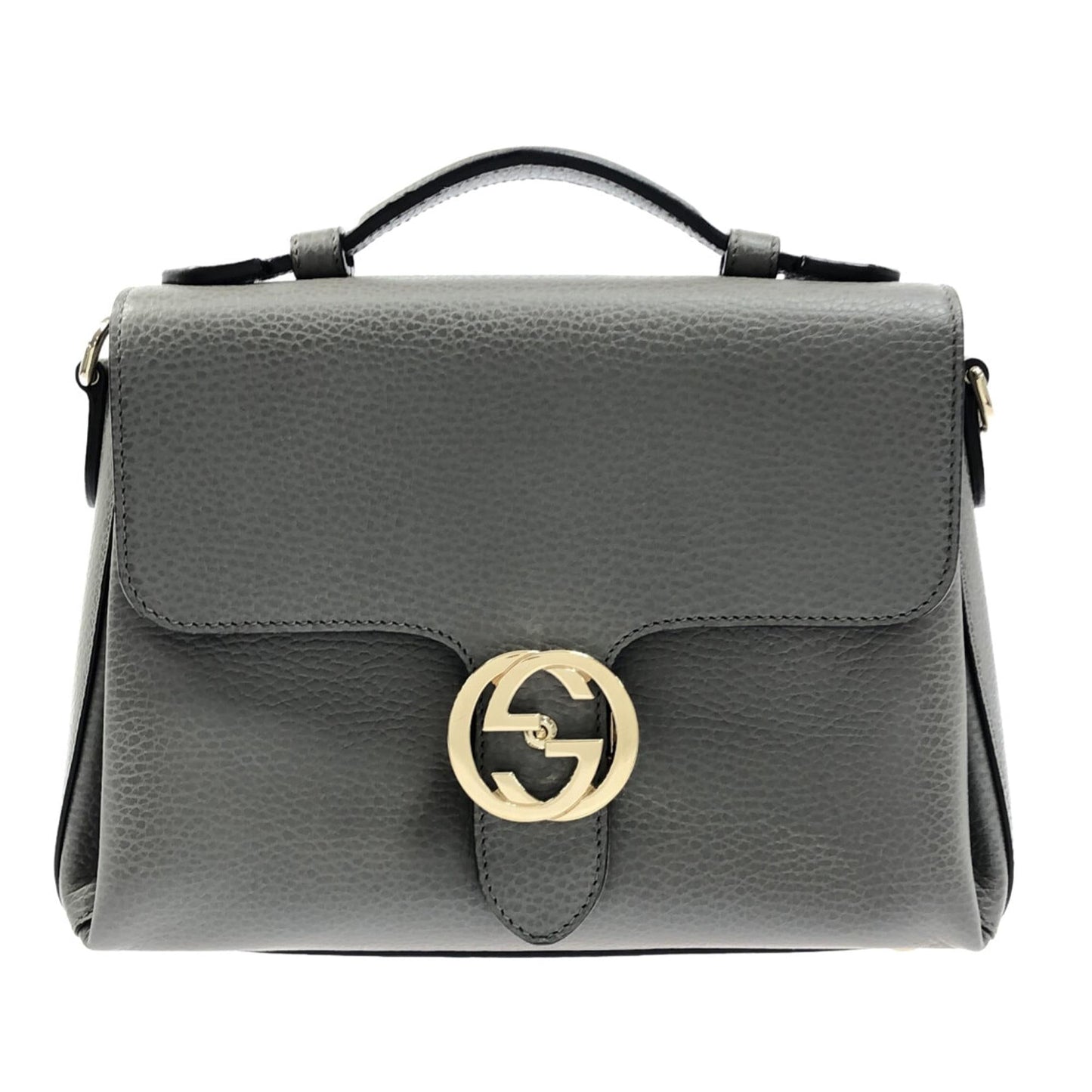 Gucci Small Dollar Calf Interlocking G Top Handle (SHG-Ny8Ay8)