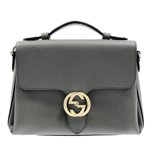 Gucci Small Dollar Calf Interlocking G Top Handle (SHG-Ny8Ay8)