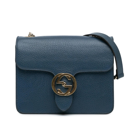 Gucci Small Dollar Calfskin Interlocking G Crossbody (SHG-Ew07VO)