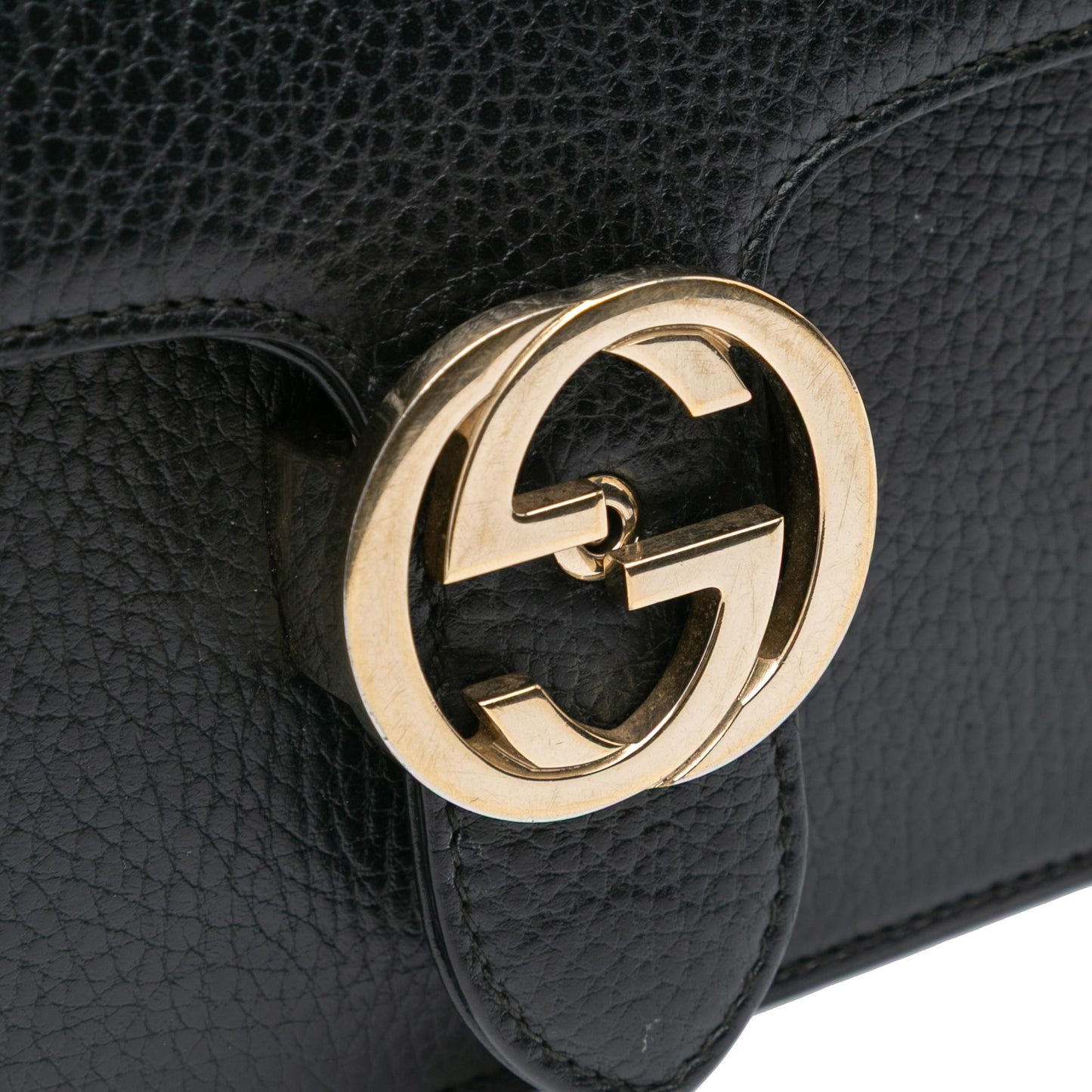 Gucci Small Dollar Calfskin Interlocking G Crossbody