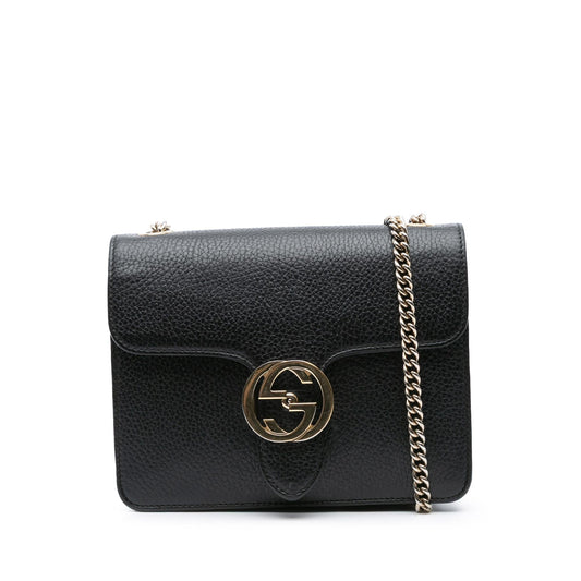Gucci Small Dollar Calfskin Interlocking G Crossbody