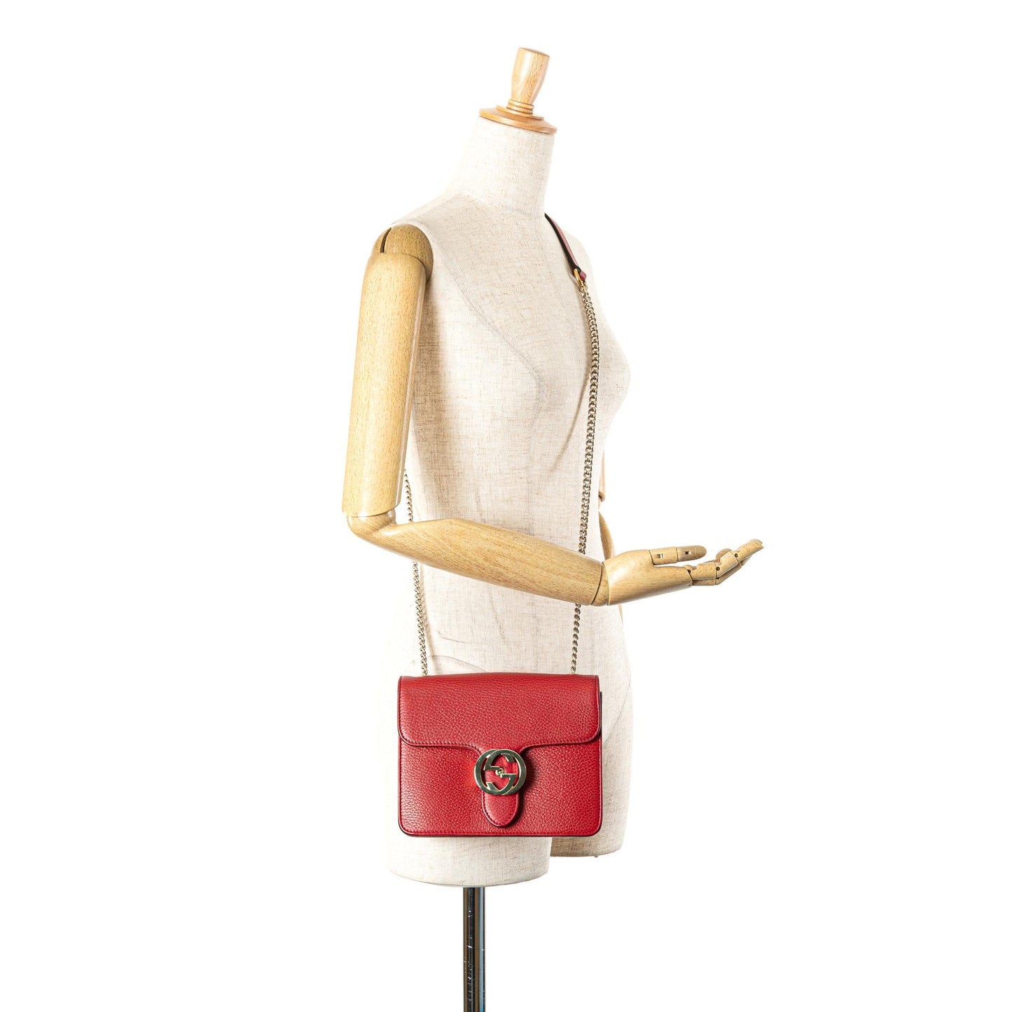 Gucci Small Dollar Calfskin Interlocking G Crossbody