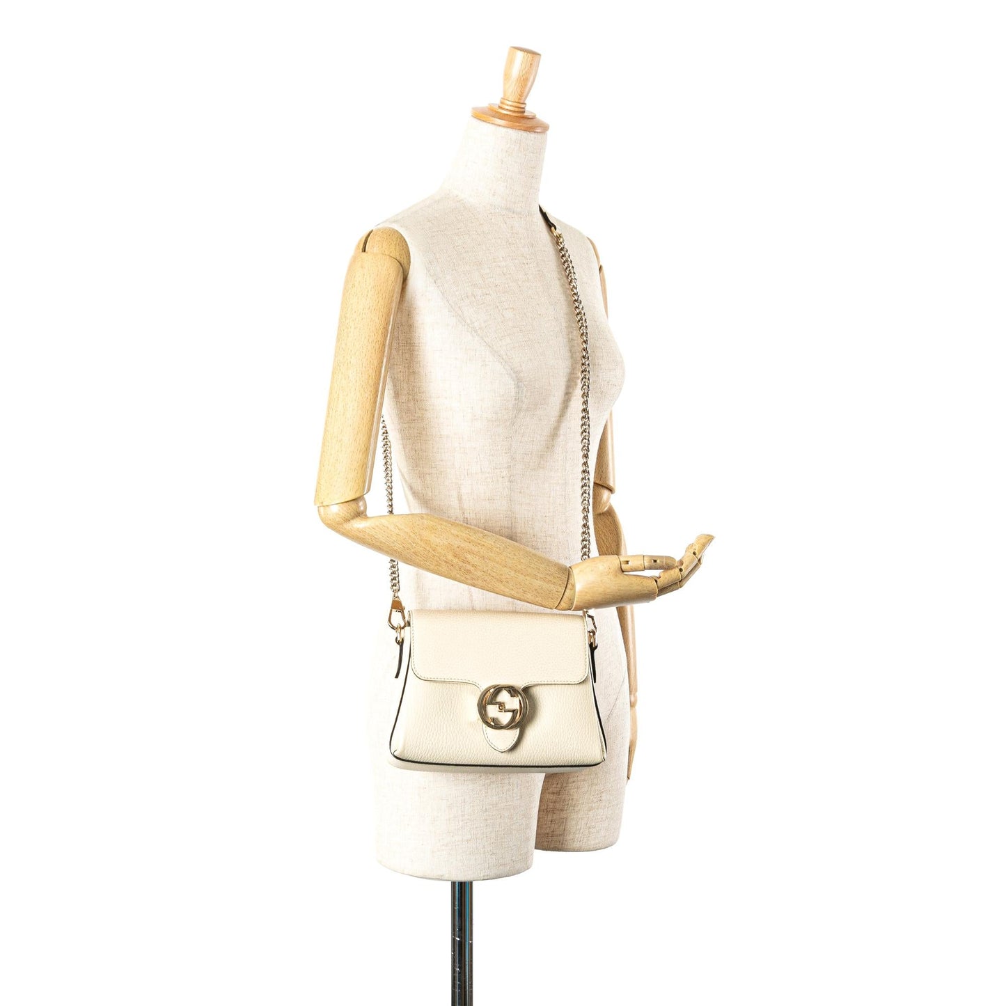 Gucci Small Dollar Calfskin Interlocking G Crossbody
