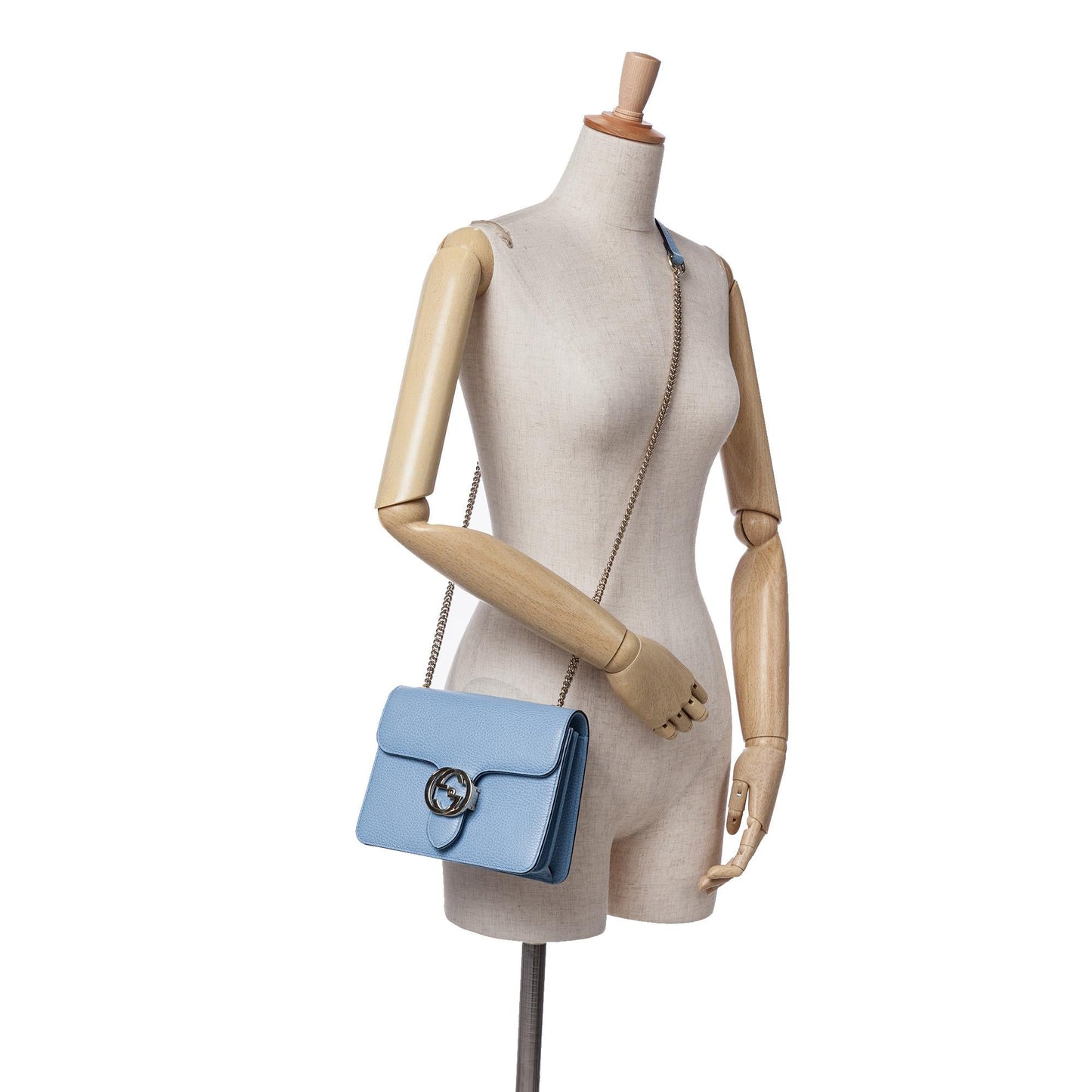 Gucci Small Dollar Calfskin Interlocking G Crossbody