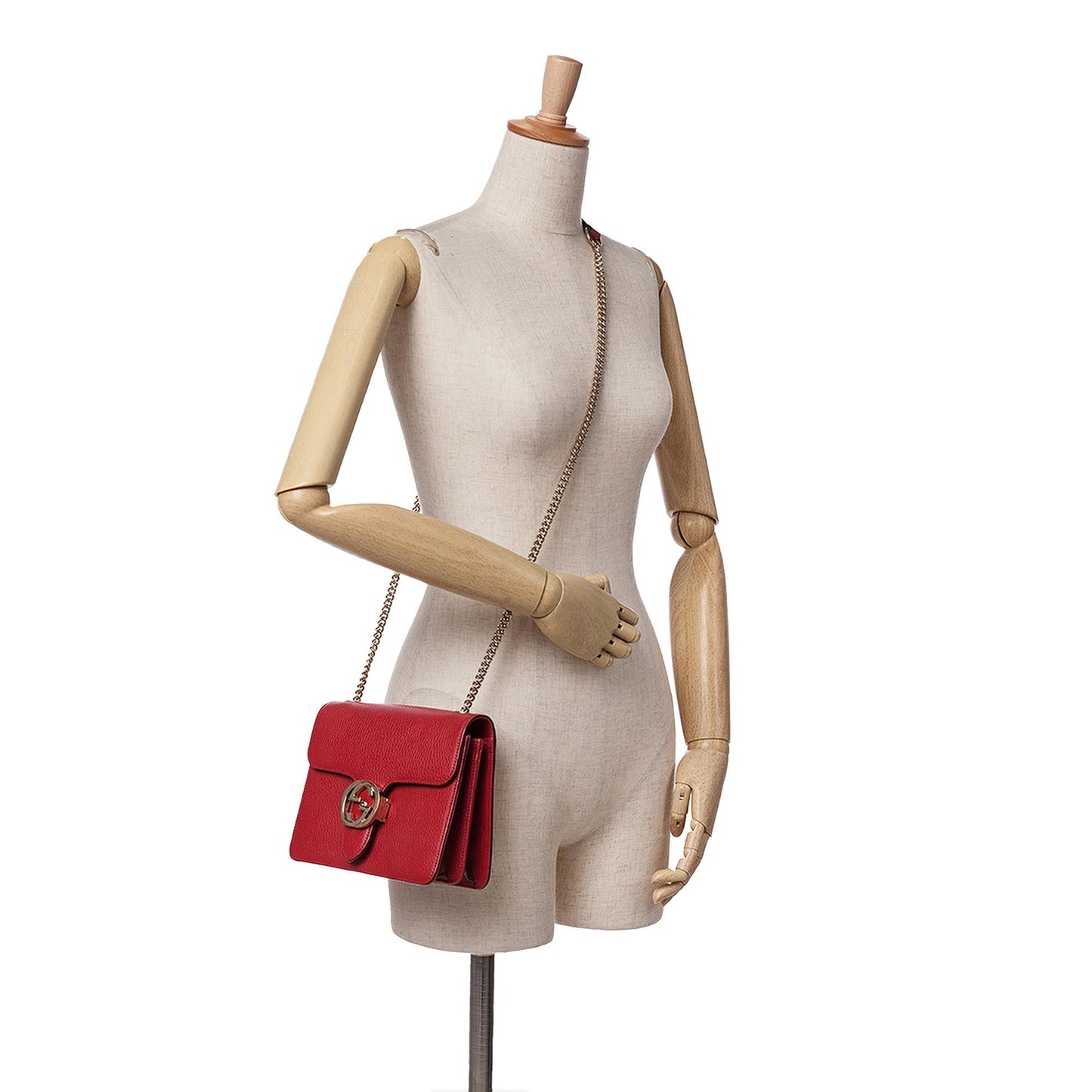 Gucci Small Dollar Calfskin Interlocking G Crossbody
