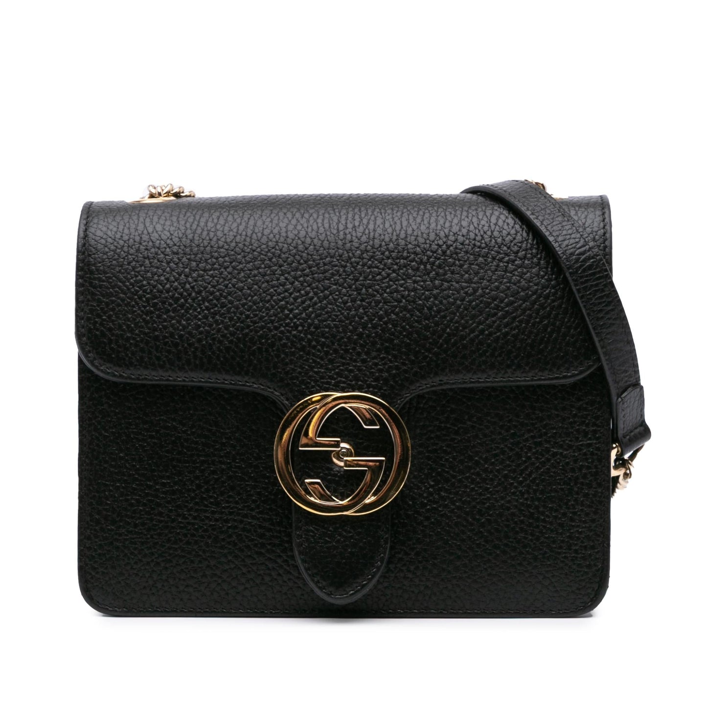 Gucci Small Dollar Calfskin Interlocking G Crossbody