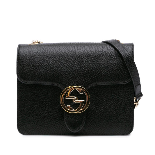 Gucci Small Dollar Calfskin Interlocking G Crossbody