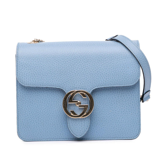 Gucci Small Dollar Calfskin Interlocking G Crossbody