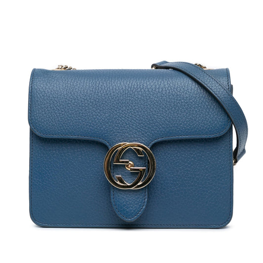 Gucci Small Dollar Calfskin Interlocking G Crossbody