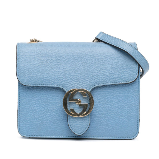 Gucci Small Dollar Calfskin Interlocking G Crossbody