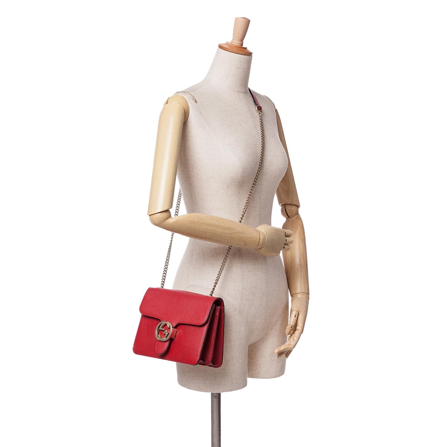 Gucci Small Dollar Calfskin Interlocking G Crossbody