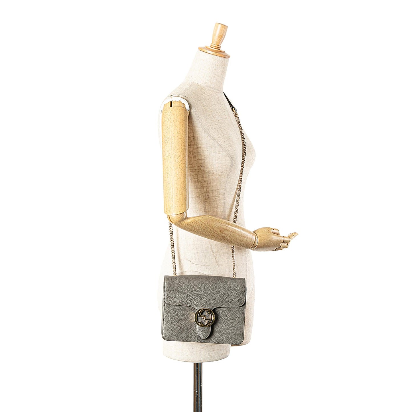 Gucci Small Dollar Calfskin Interlocking G Crossbody