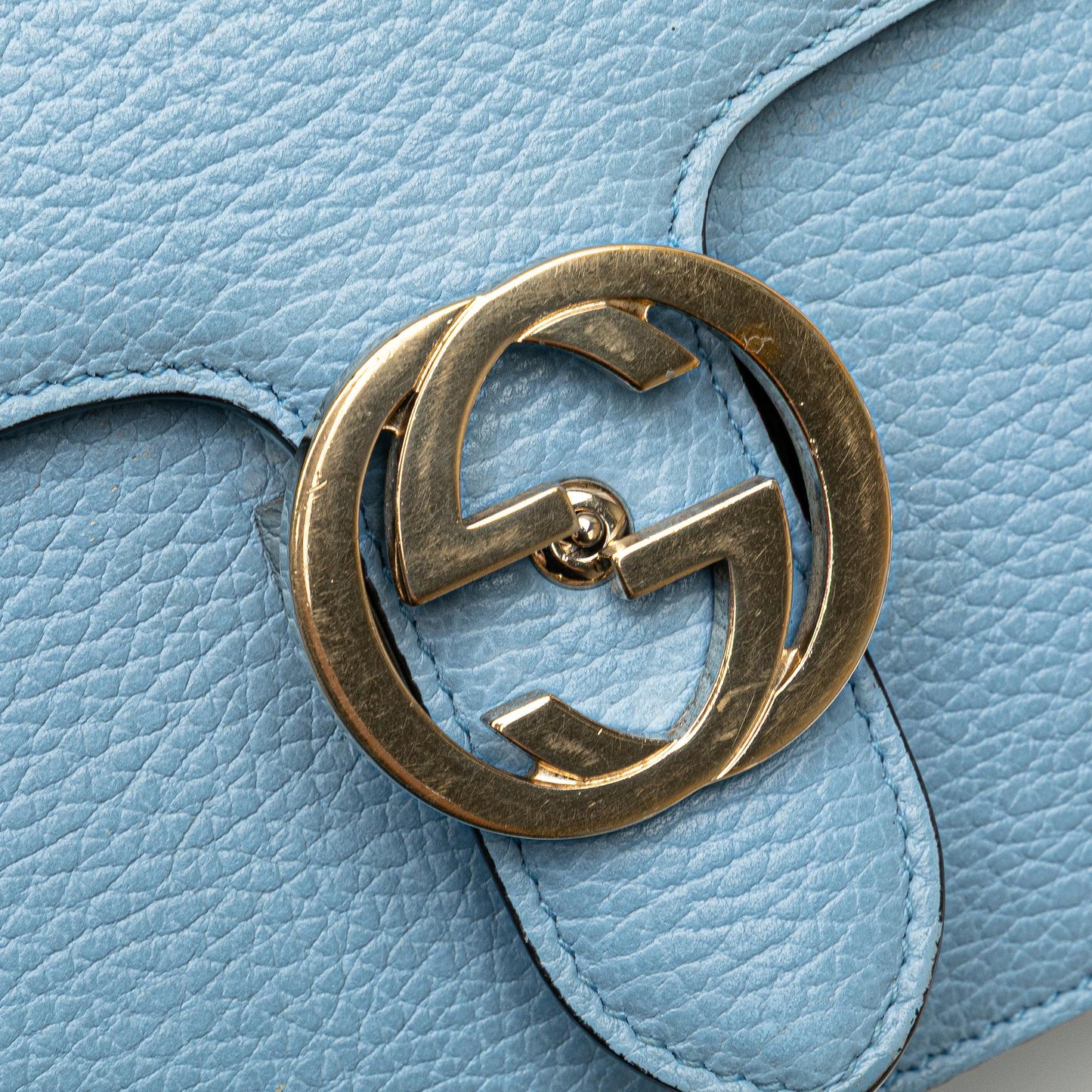 Gucci Small Dollar Calfskin Interlocking G Crossbody