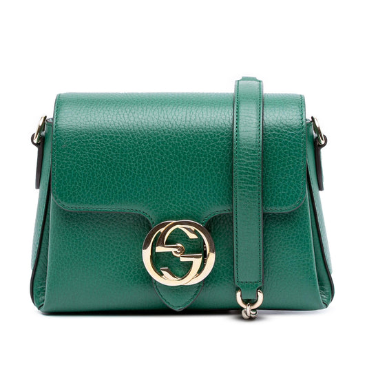 Gucci Small Dollar Calfskin Interlocking G Crossbody
