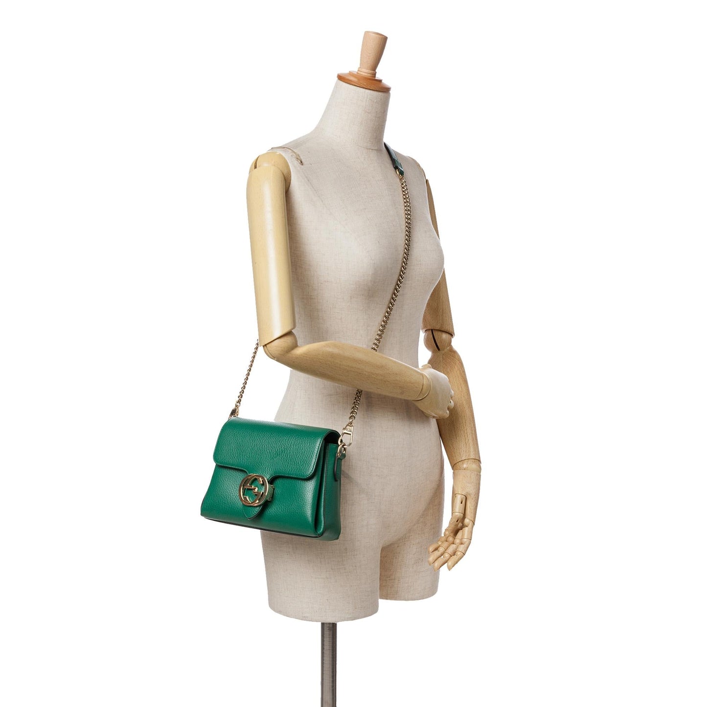 Gucci Small Dollar Calfskin Interlocking G Crossbody