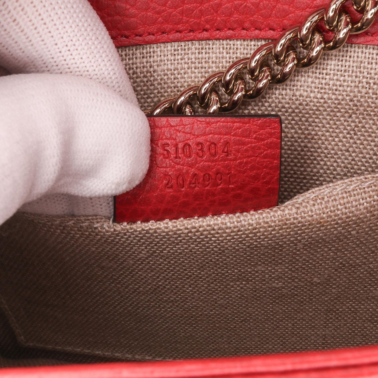 Gucci Small Dollar Calfskin Interlocking G Crossbody