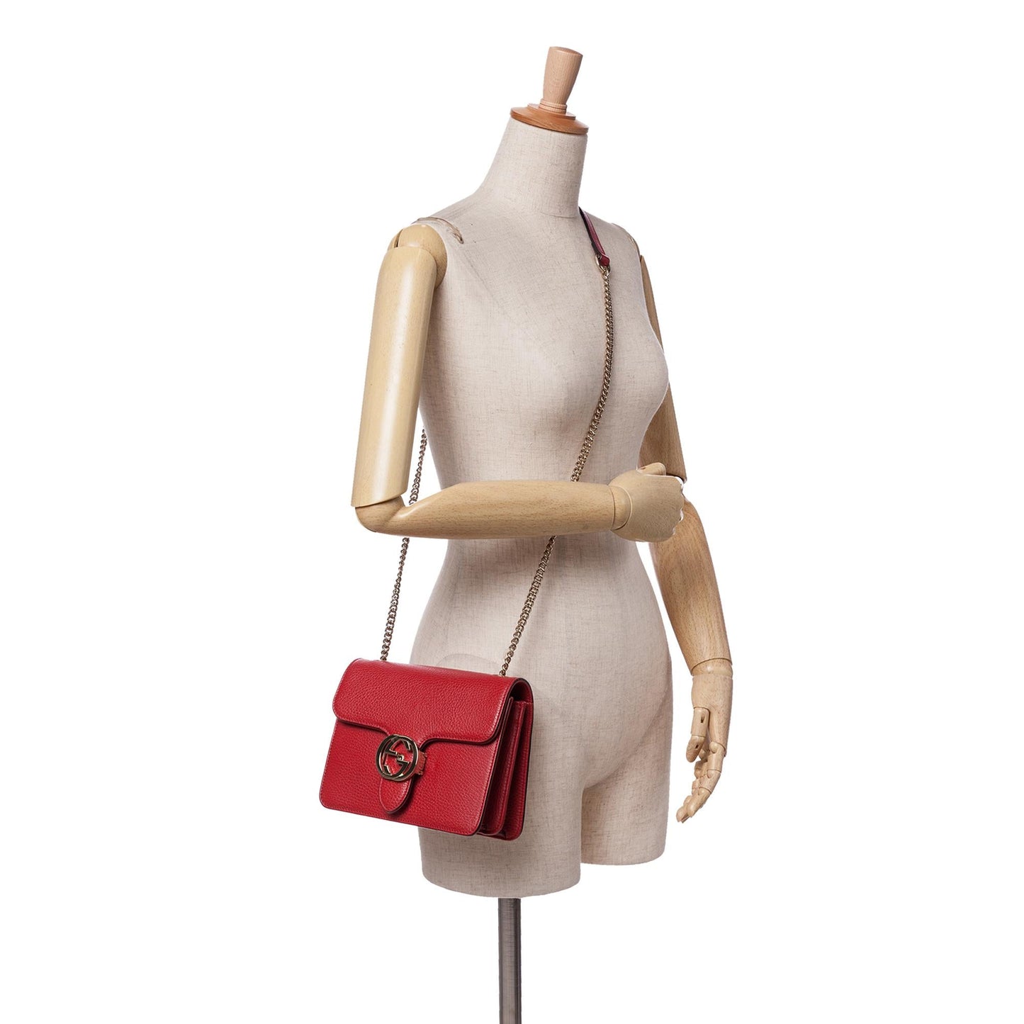 Gucci Small Dollar Calfskin Interlocking G Crossbody