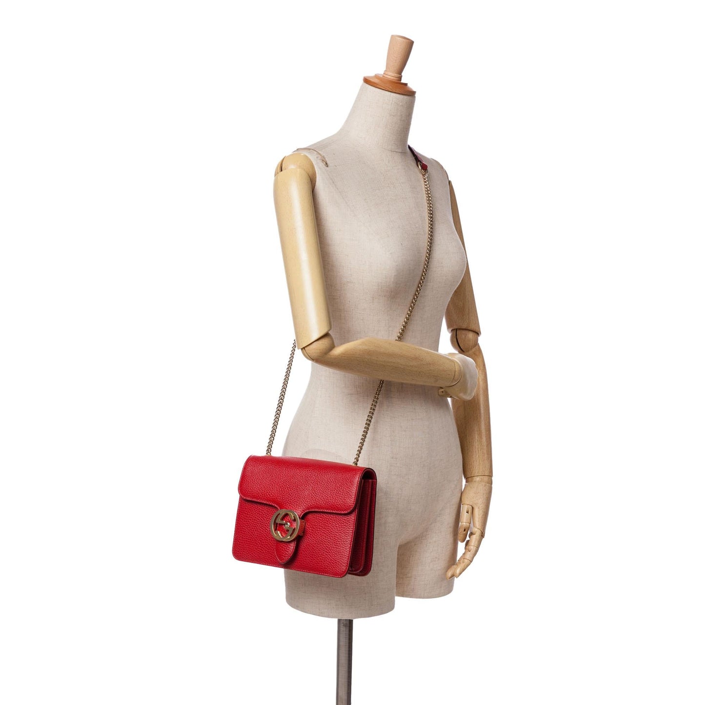 Gucci Small Dollar Calfskin Interlocking G Crossbody