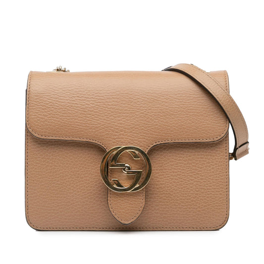 Gucci Small Dollar Calfskin Interlocking G Crossbody
