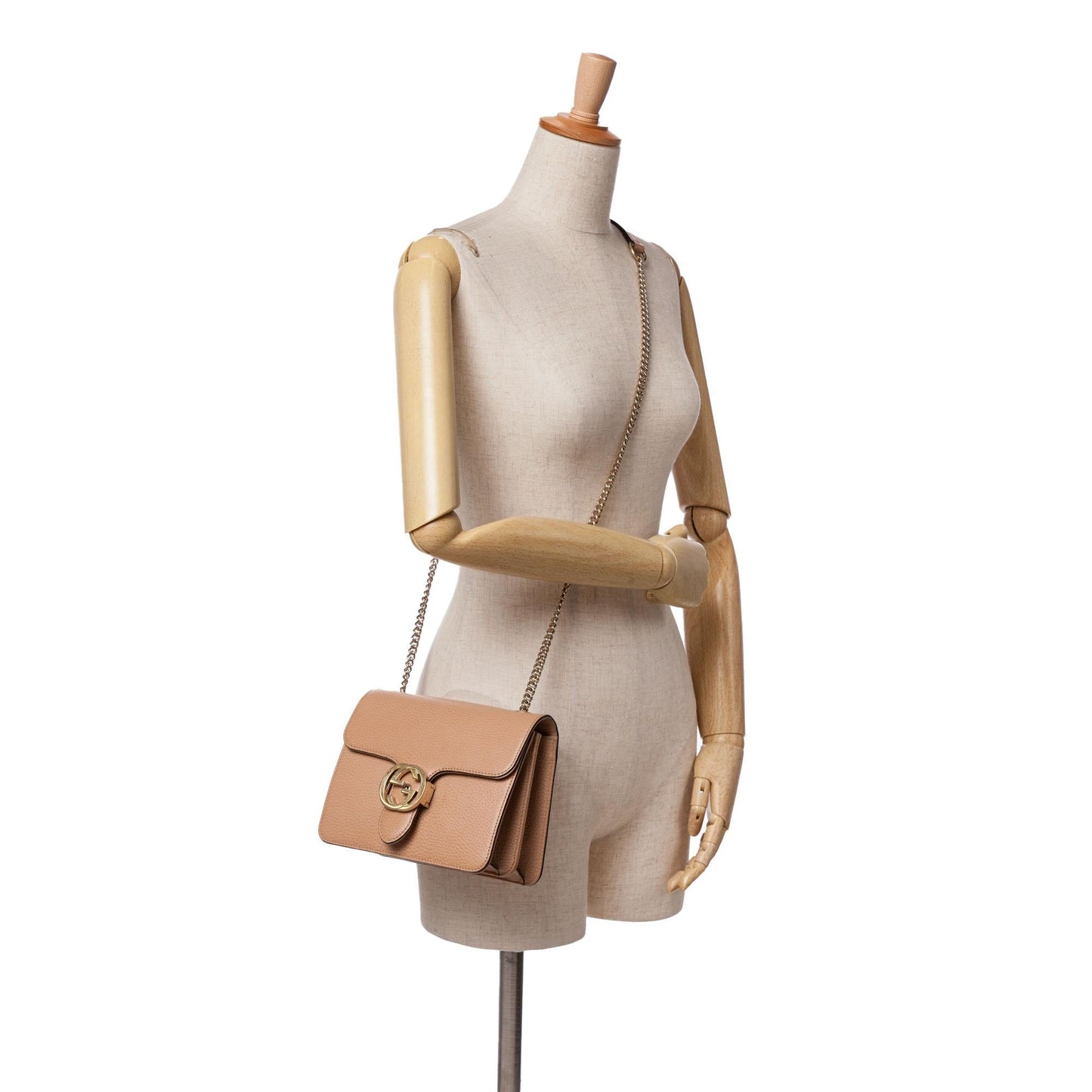 Gucci Small Dollar Calfskin Interlocking G Crossbody