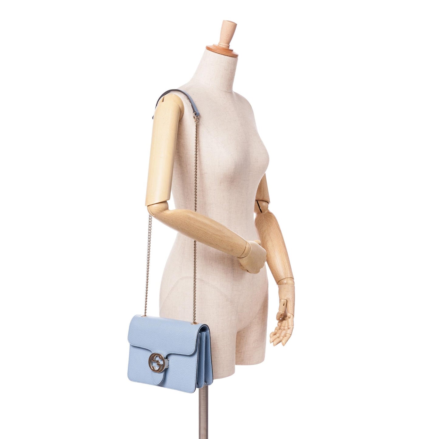 Gucci Small Dollar Calfskin Interlocking G Crossbody