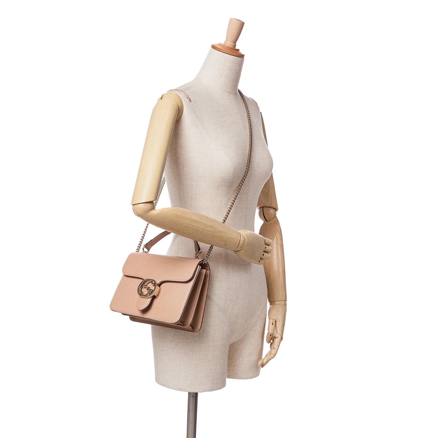 Gucci Small Dollar Calfskin Interlocking G Crossbody