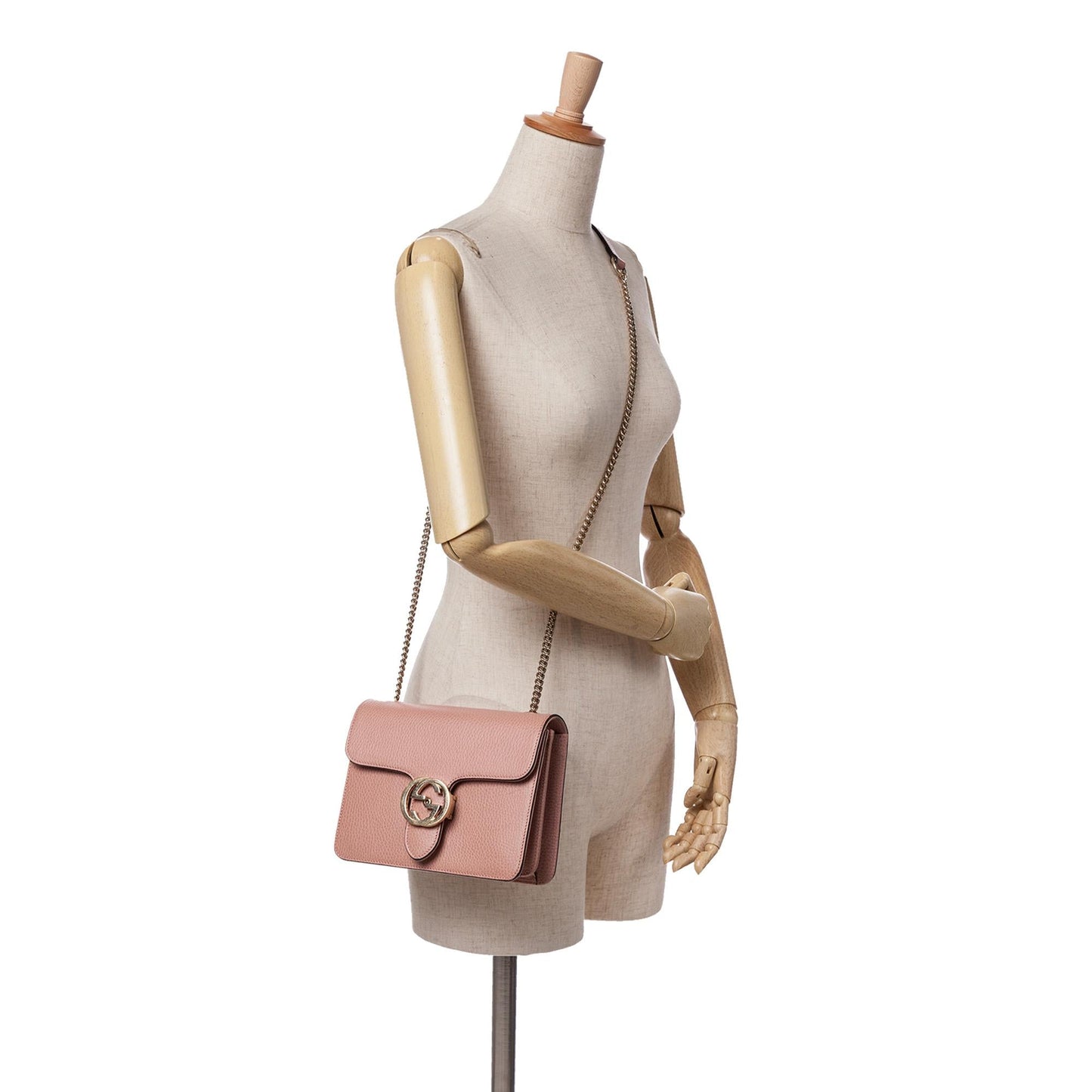 Gucci Small Dollar Calfskin Interlocking G Crossbody