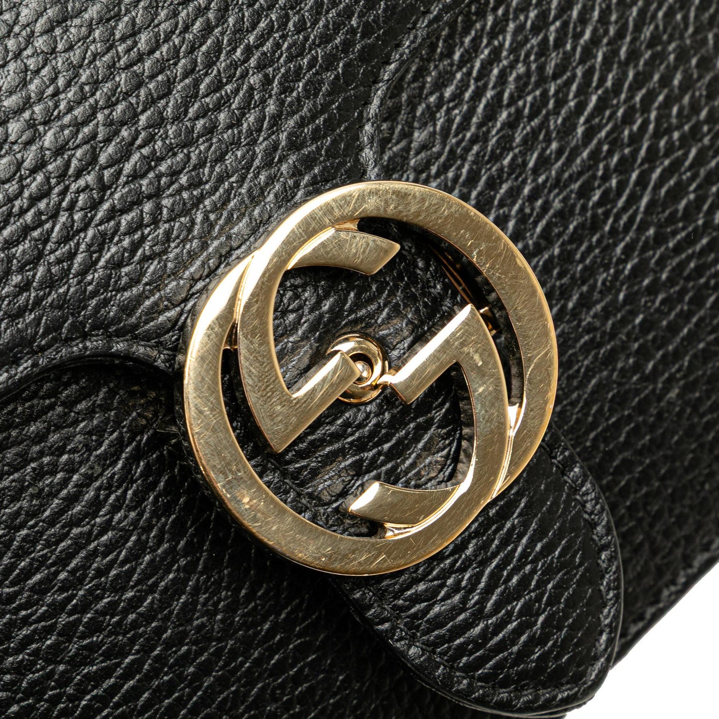 Gucci Small Dollar Calfskin Interlocking G Crossbody