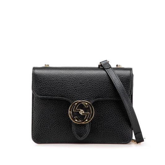 Gucci Small Dollar Calfskin Interlocking G Crossbody