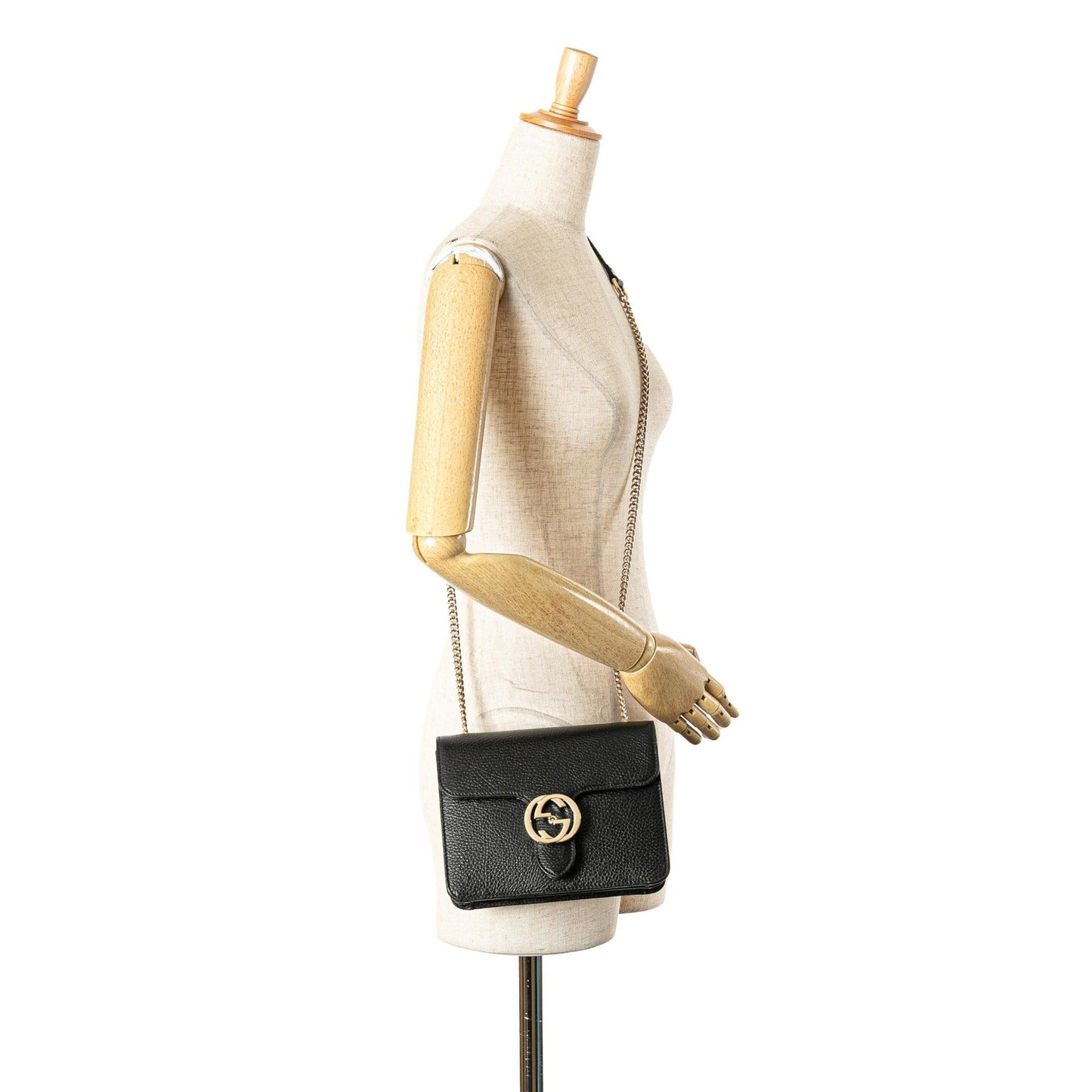 Gucci Small Dollar Calfskin Interlocking G Crossbody