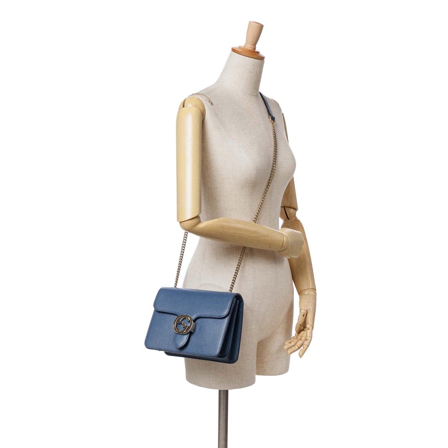 Gucci Small Dollar Calfskin Interlocking G Crossbody