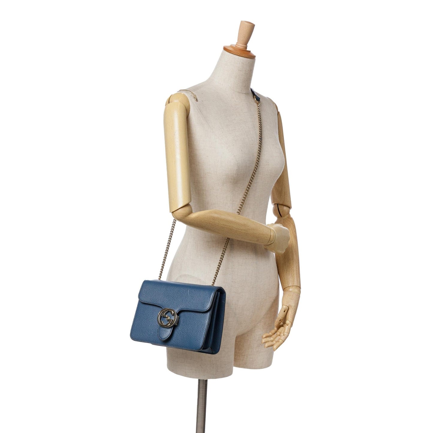 Gucci Small Dollar Calfskin Interlocking G Crossbody