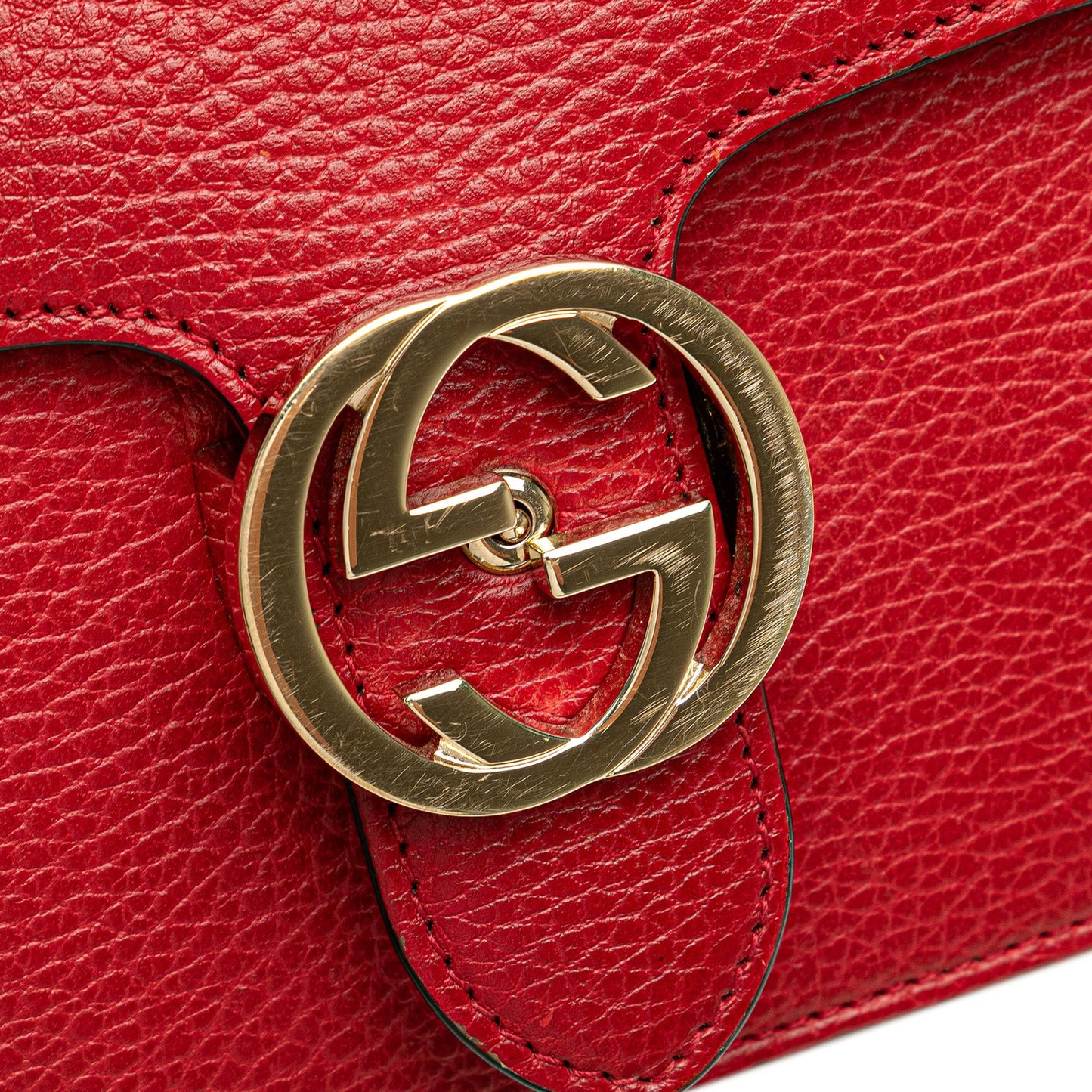 Gucci Small Dollar Calfskin Interlocking G Crossbody