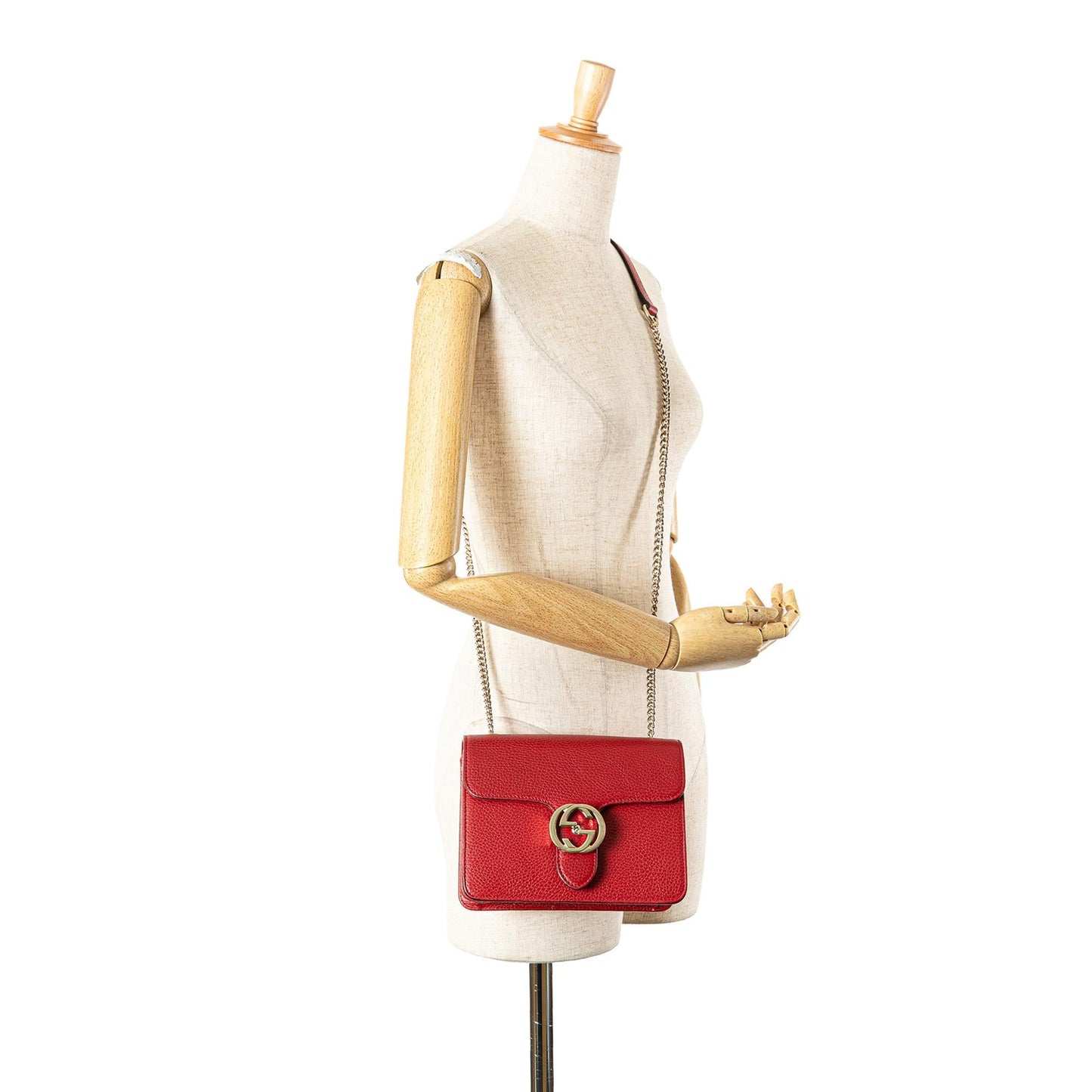 Gucci Small Dollar Calfskin Interlocking G Crossbody