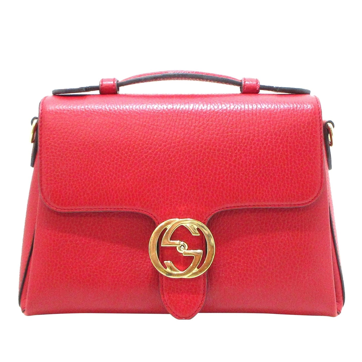 Gucci Small Dollar Interlocking G Satchel (SHG-HxRB3h)