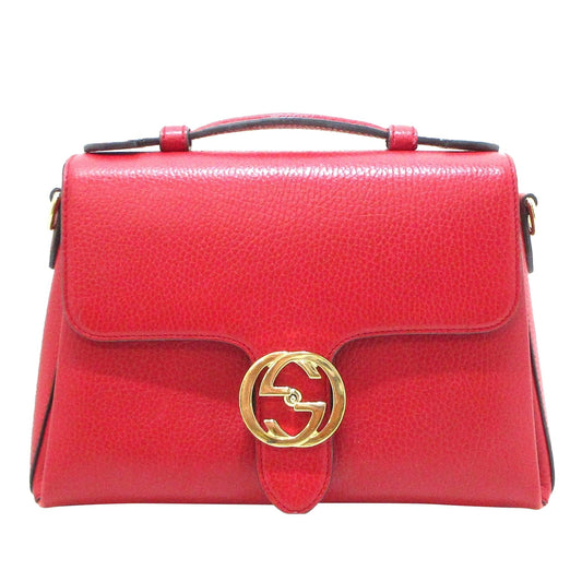 Gucci Small Dollar Interlocking G Satchel (SHG-HxRB3h)