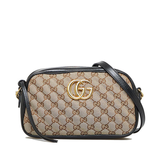 Gucci Small GG Canvas Marmont Crossbody (SHG-dW81JW)