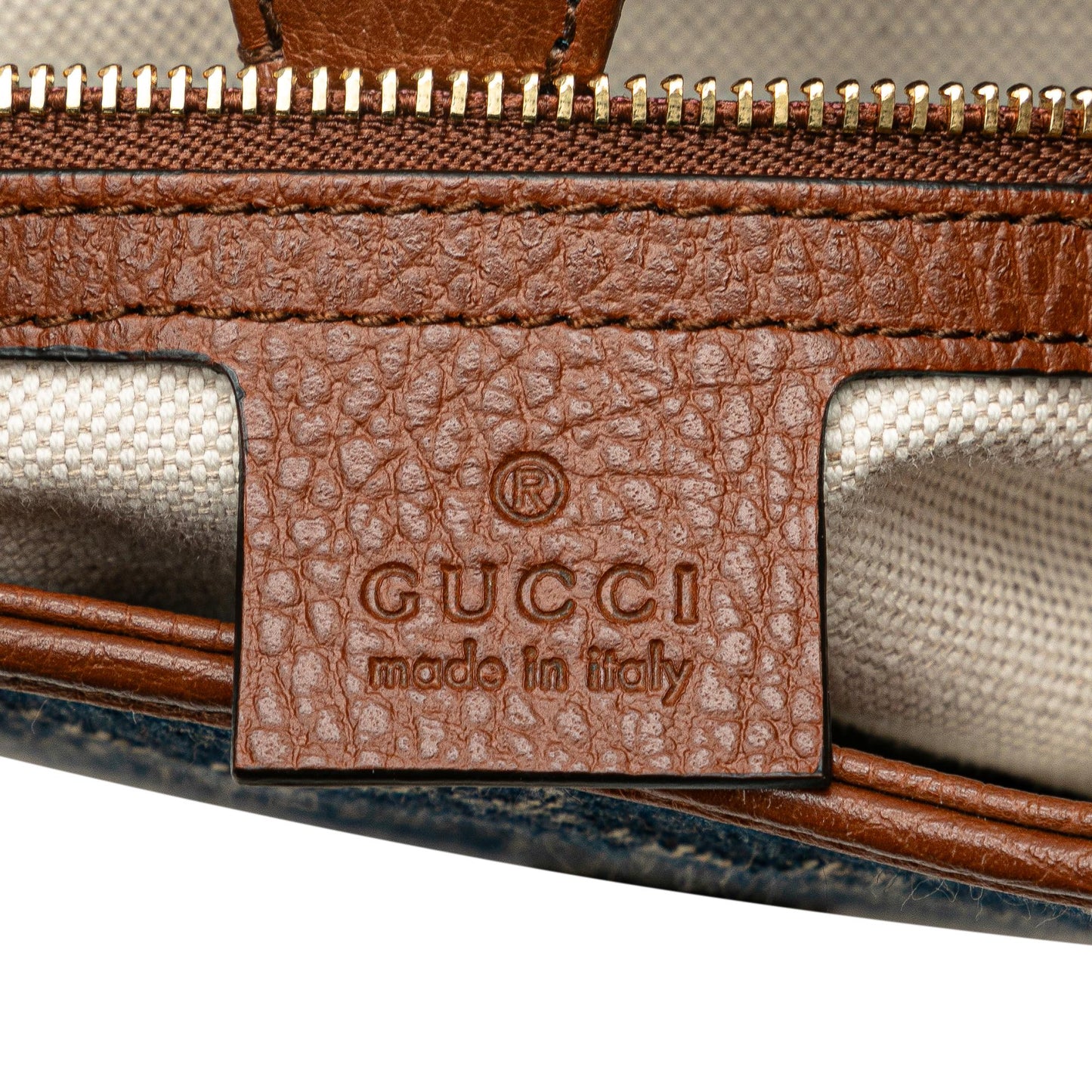 Gucci Small GG Denim Jackie 1961 Crossbody