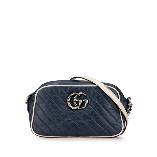 Gucci Small GG Marmont Leather Torchon Crossbody