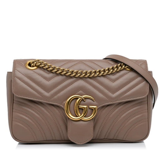 Gucci Small GG Marmont Matelasse Crossbody Bag (SHG-t4eeYH)