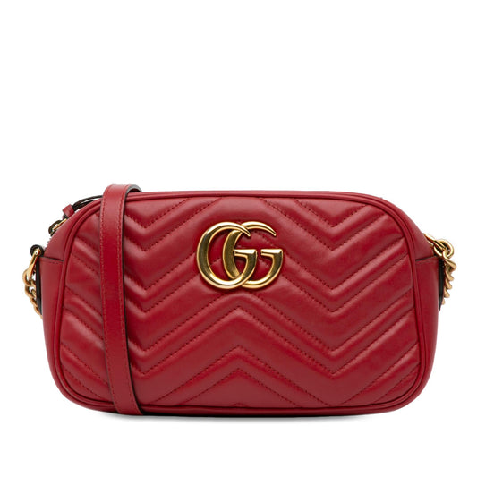 Gucci Small GG Marmont Matelasse Crossbody Bag (SHG-qdj2wc)