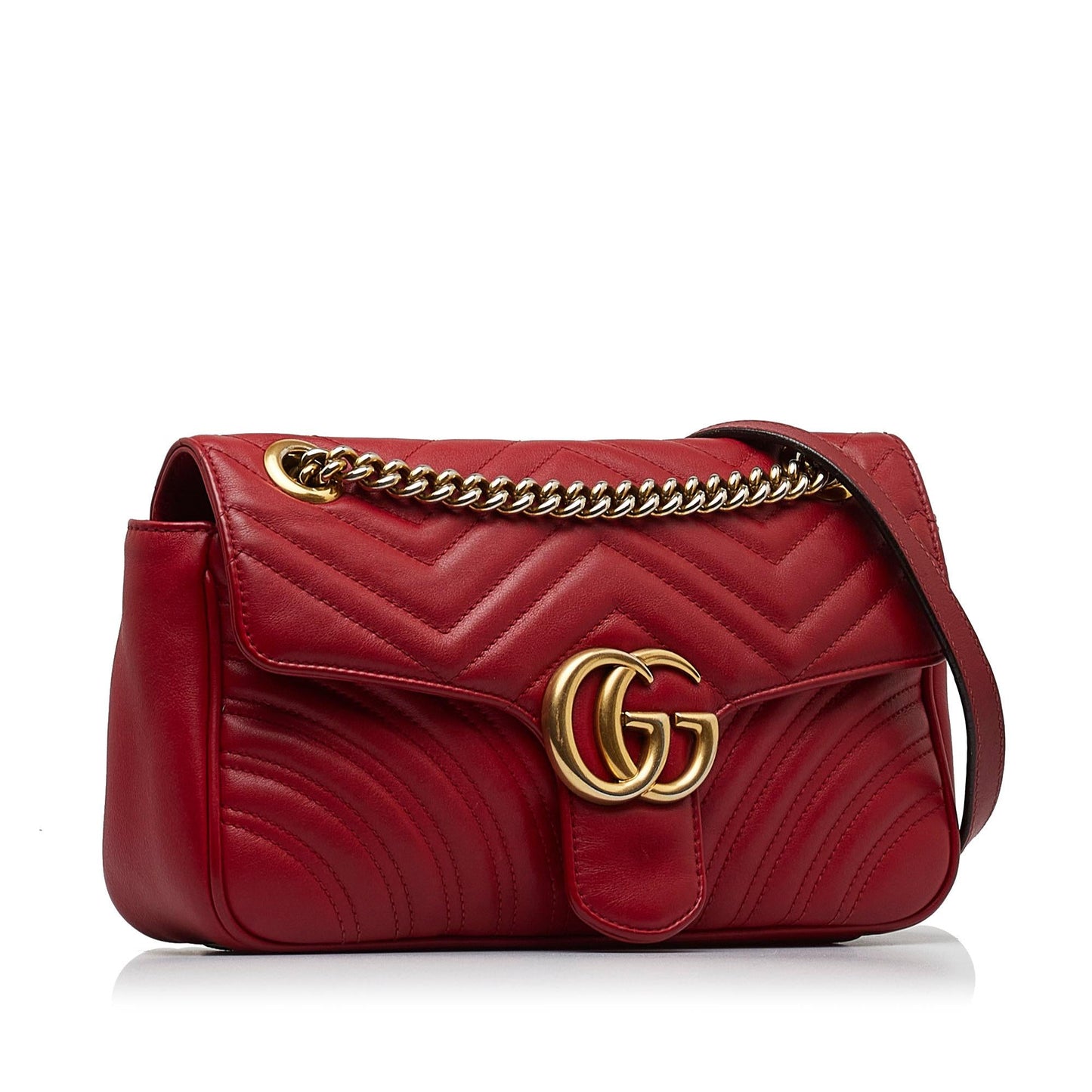 Gucci Small GG Marmont Matelasse Crossbody (SHG-iRSyik)