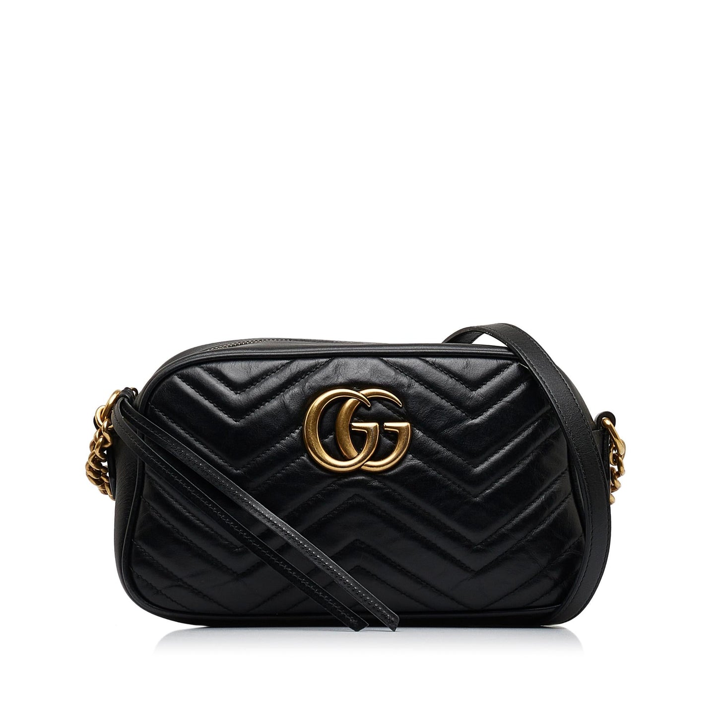 Gucci Small GG Marmont Matelasse Crossbody (SHG-RvNR1F)