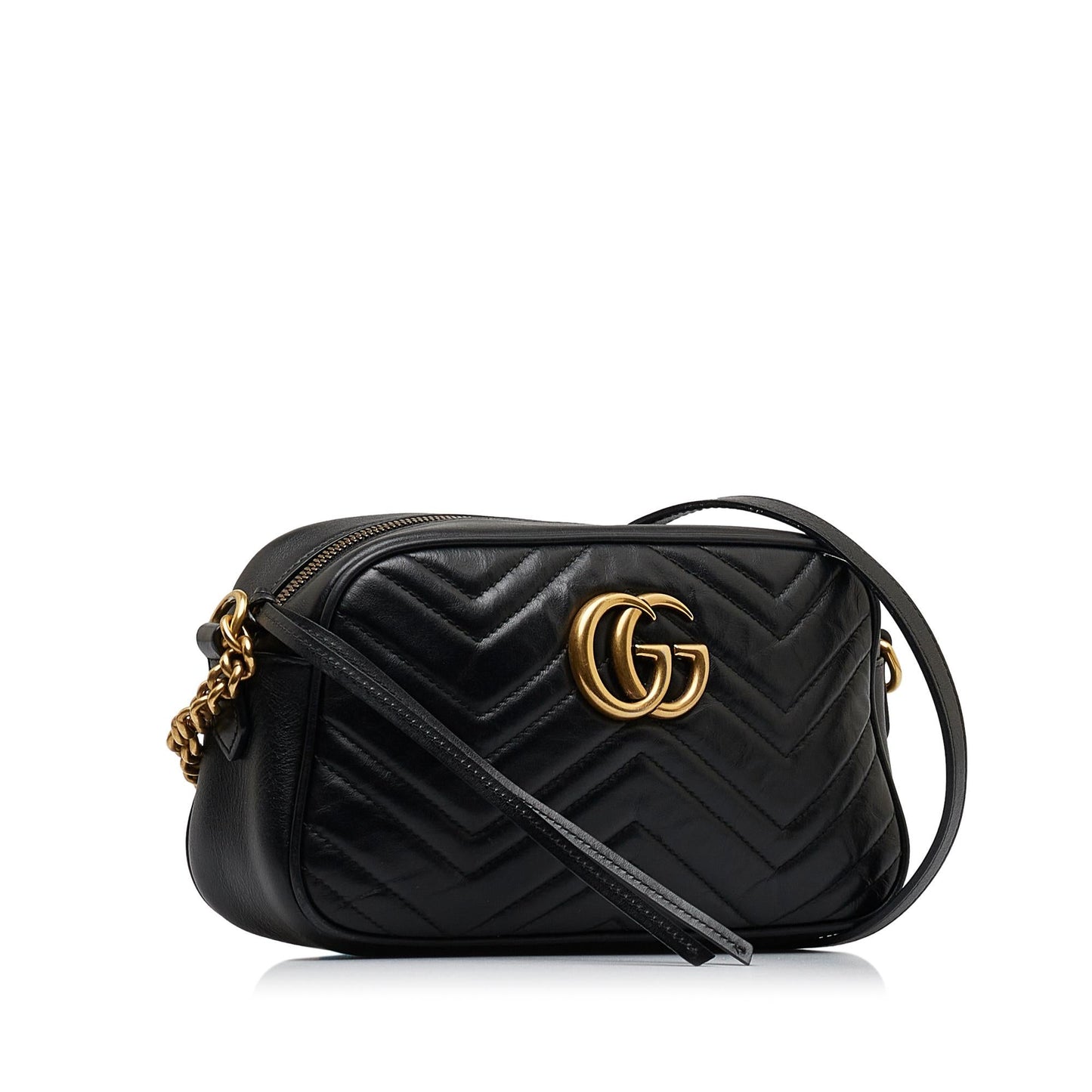 Gucci Small GG Marmont Matelasse Crossbody (SHG-RvNR1F)